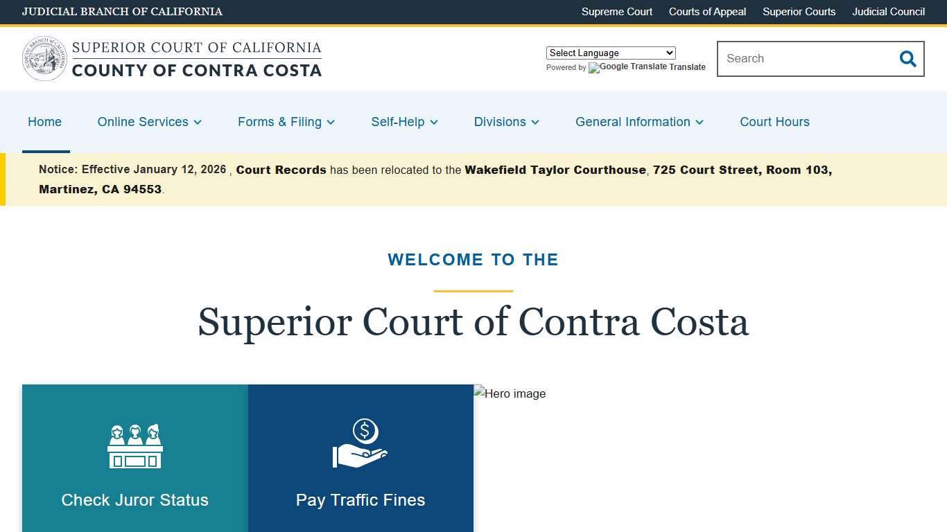Home | Superior Court of California | County of Contra Costa
