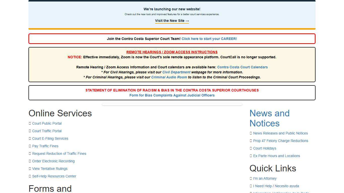 Superior Court of California - County of Contra Costa